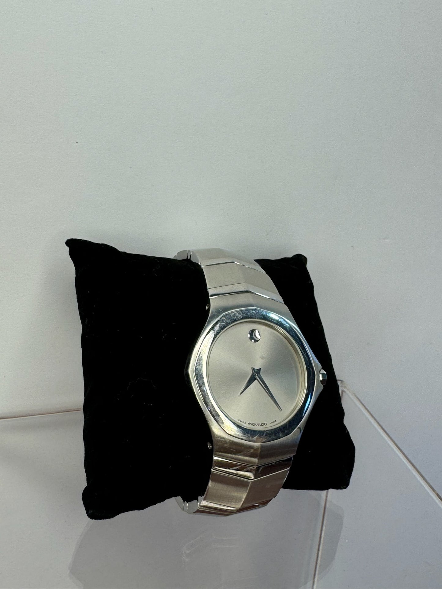 Movado Silver Mens Watch