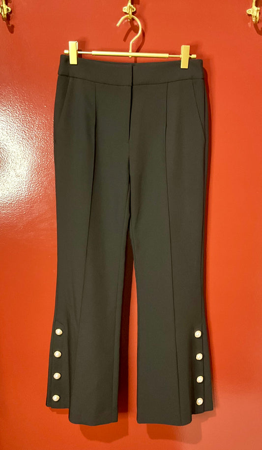 Milley Blk Pants W/ Pearls 0