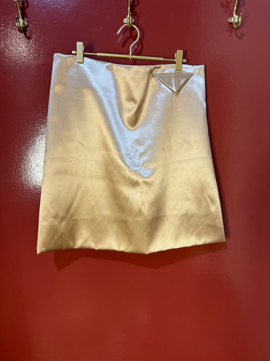 Bottega Veneta Gold Skirt Large