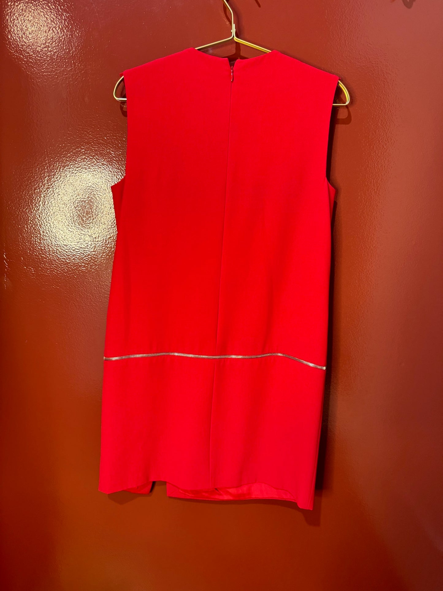 Alexander McQueen Red Shift Dress M