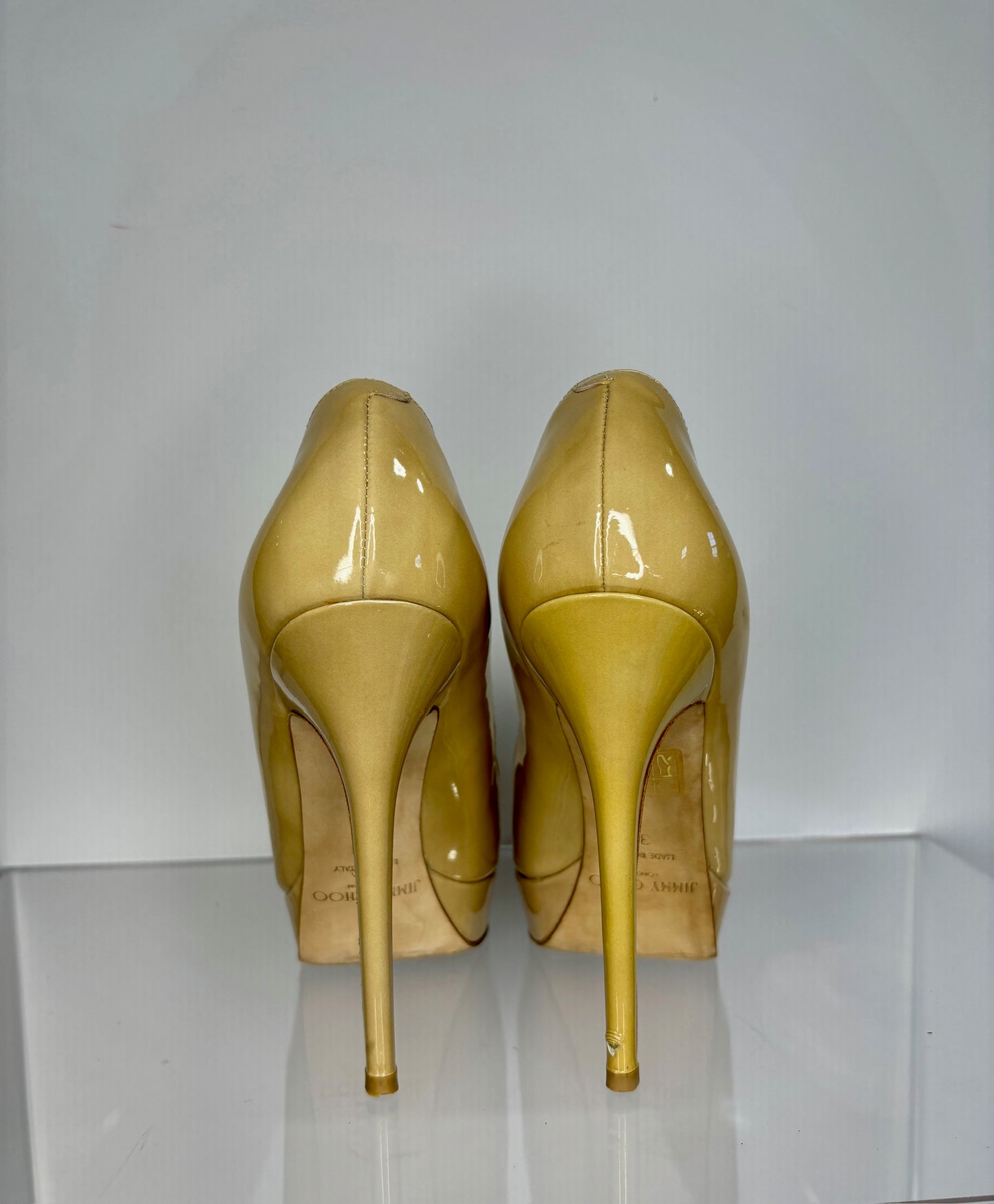 Jimmy Choo platform heel ivory 39