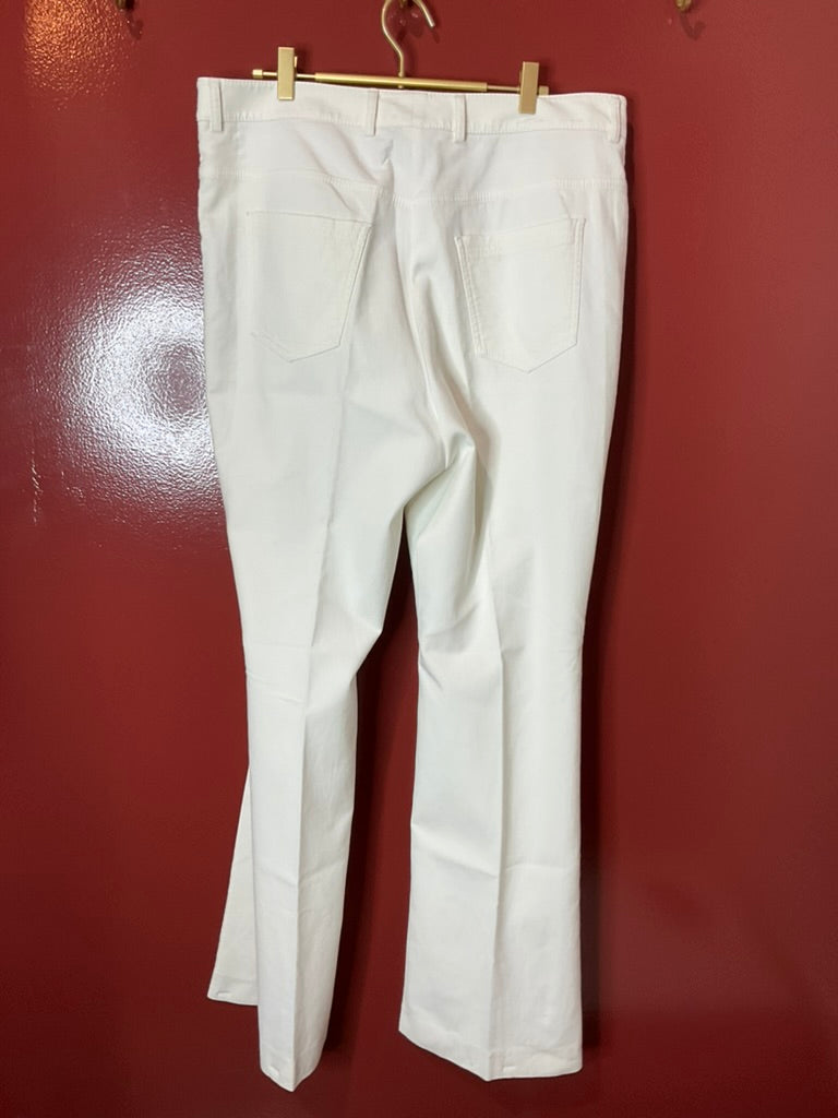 Akris White Linen Pant 14