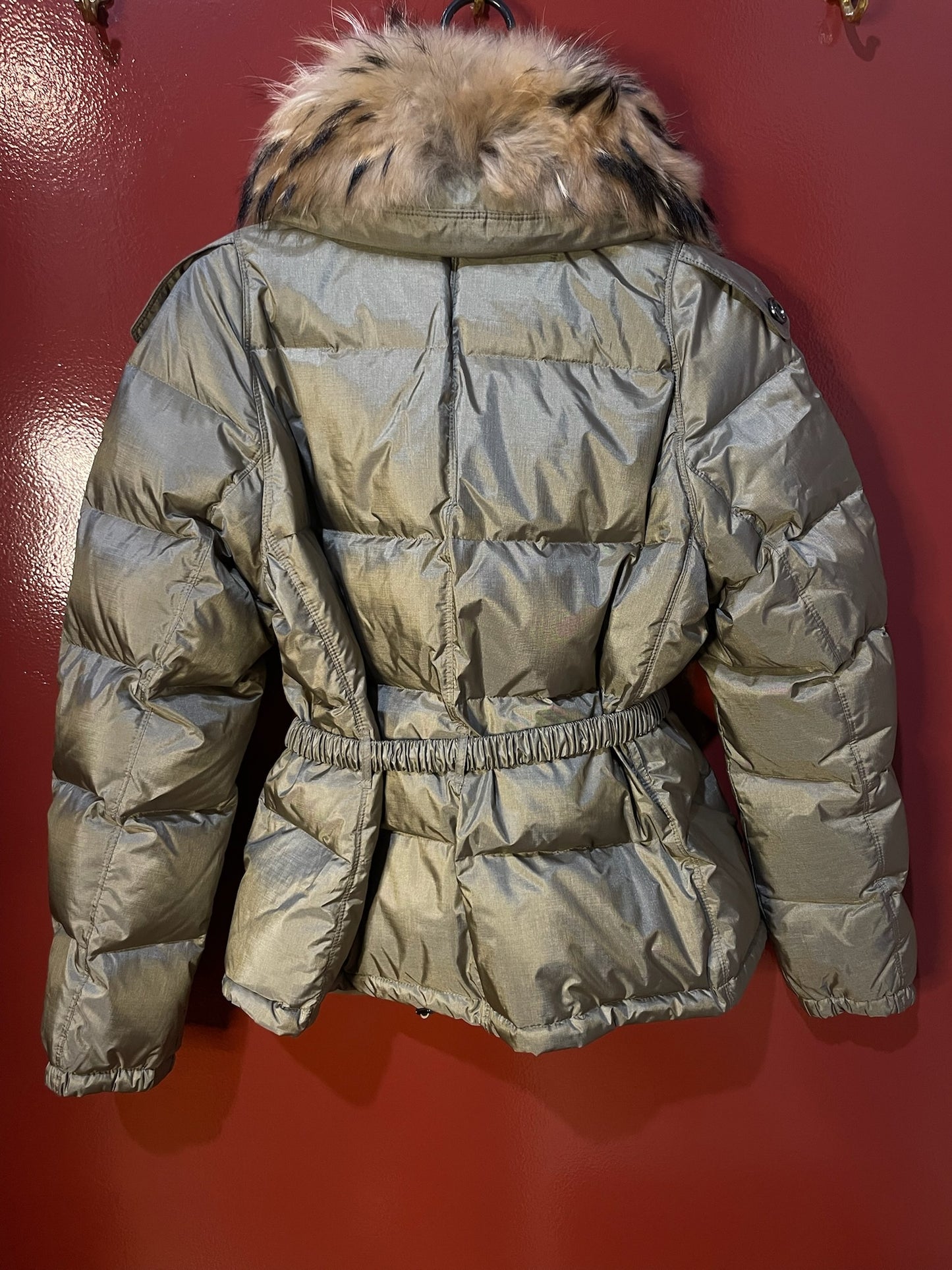 Burberry Coat Puffer Met L