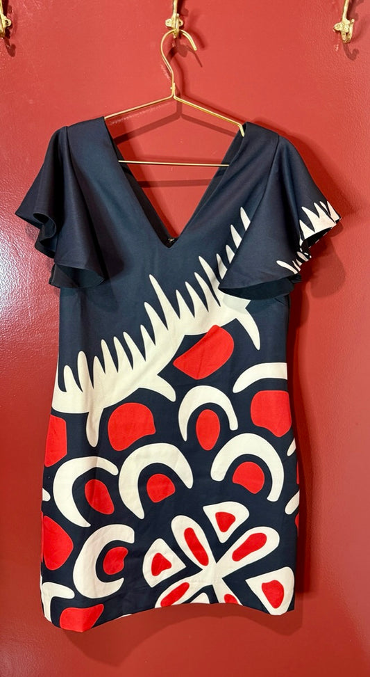 CK Bradley Black & Red Dress L