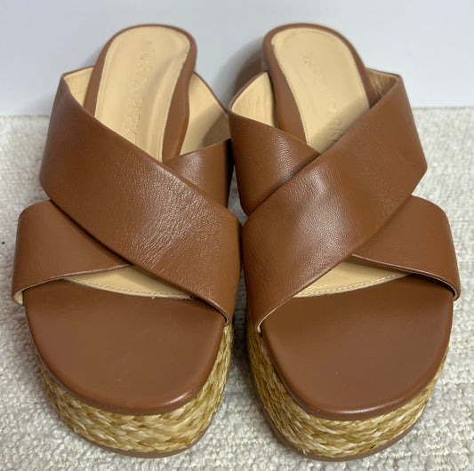 Marion Parke Brown Espadrille Sandal 36 1/2