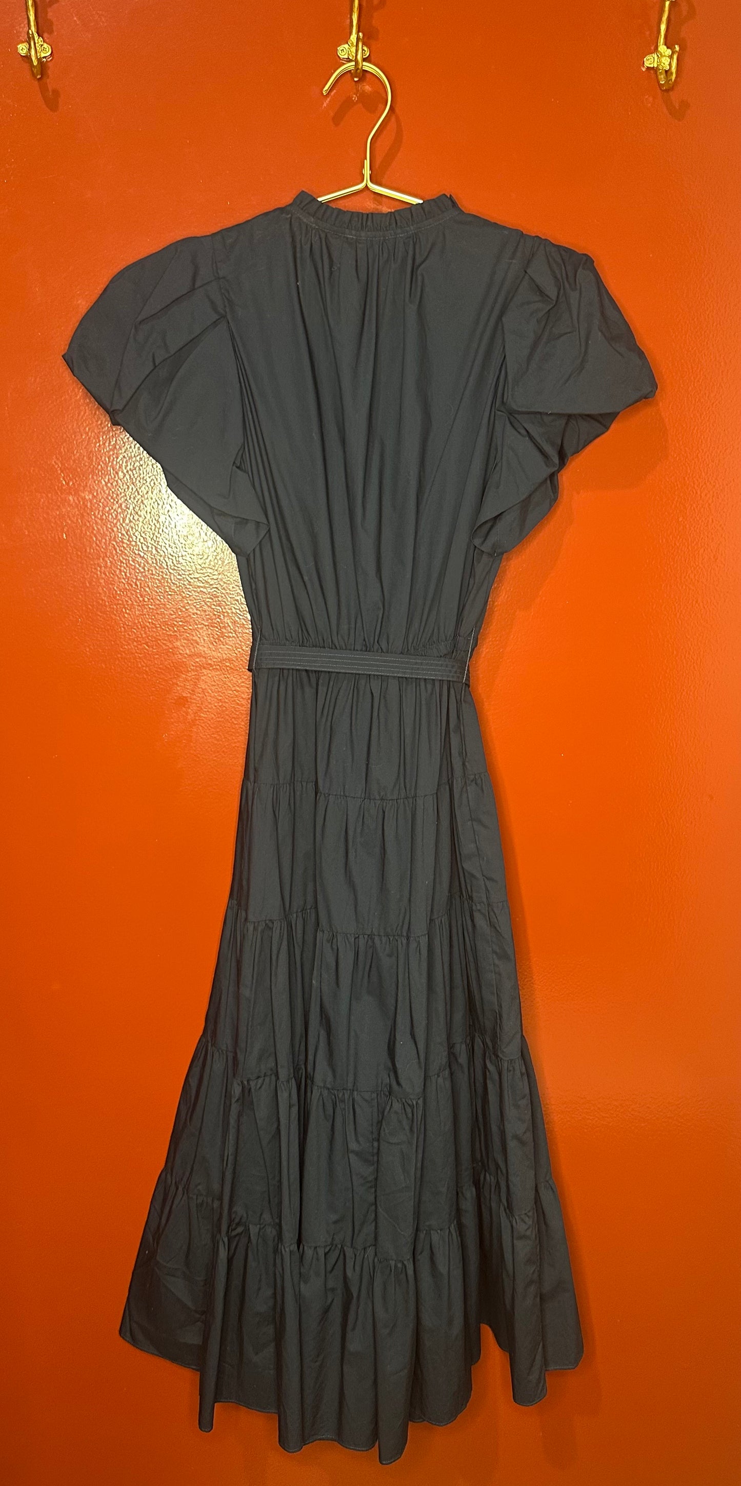 Ulla Johnson Navy Cotton Maxi Dress 8