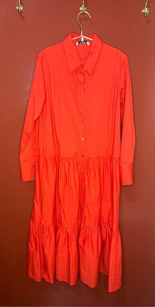 Sea New York Long Red Dress S