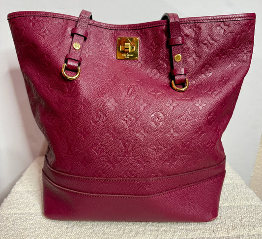 Louis Vuitton Burgundy Bag