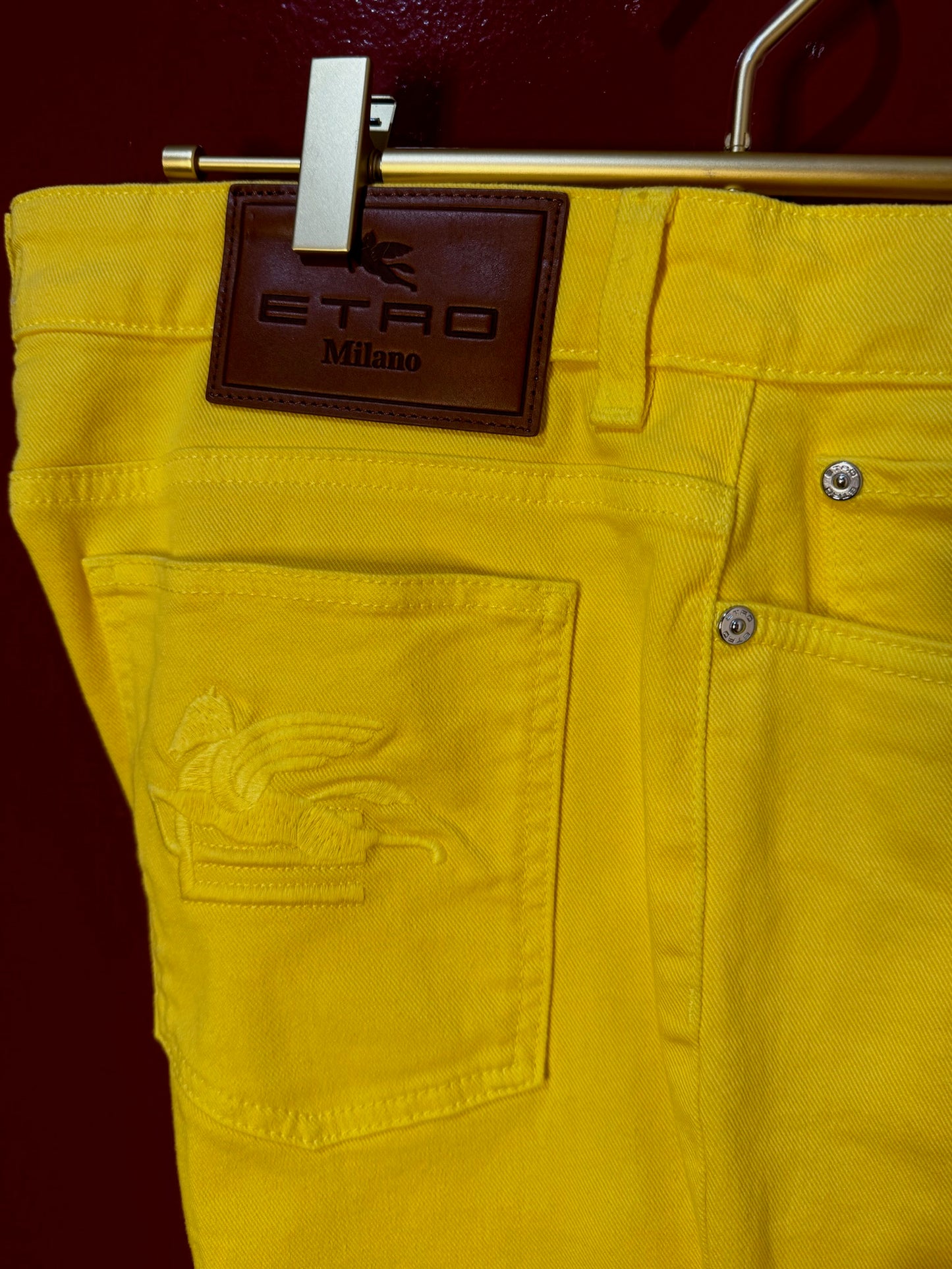 Etro Yellow Jeans 32