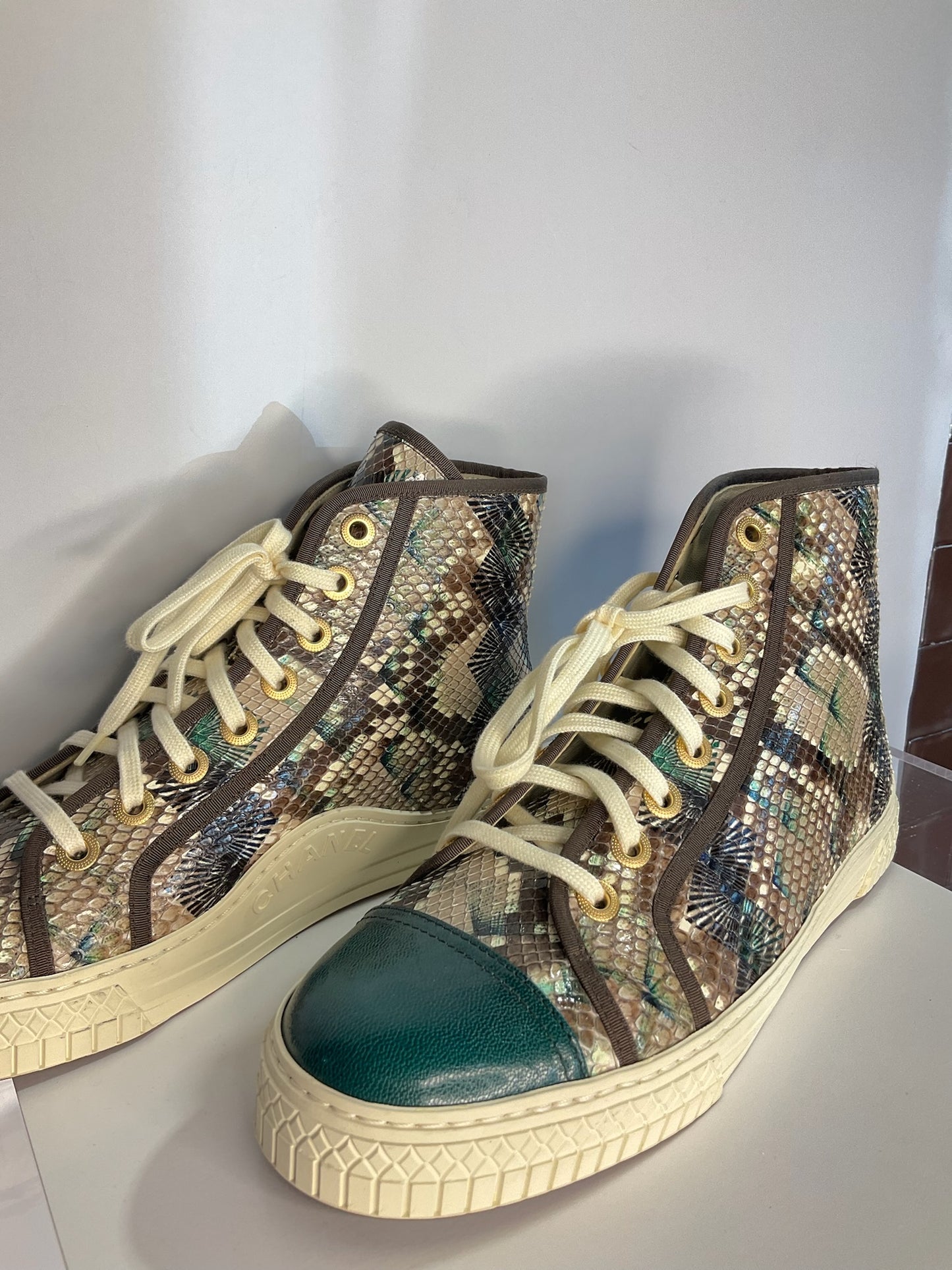 Chanel Python trainers 39.5