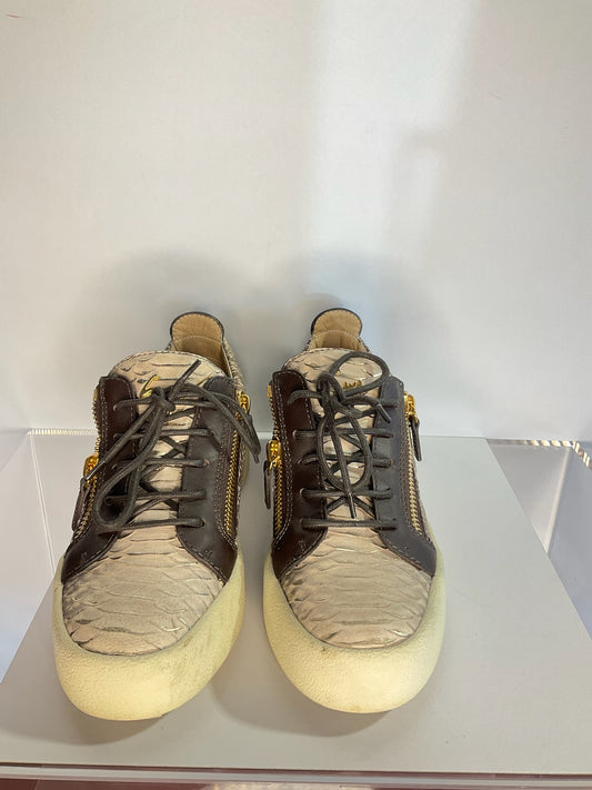 Giuseppe Zanotti Snakeskin Sneakers 9
