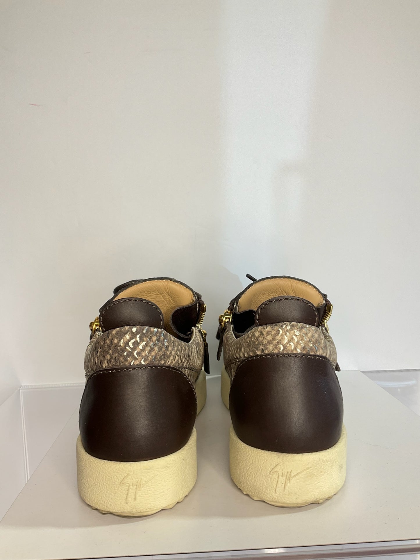 Giuseppe Zanotti Snakeskin Sneakers 9