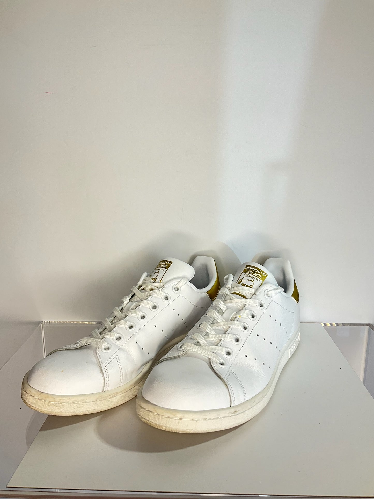 Adidas White/Gold Sneaker Stan Smith 7