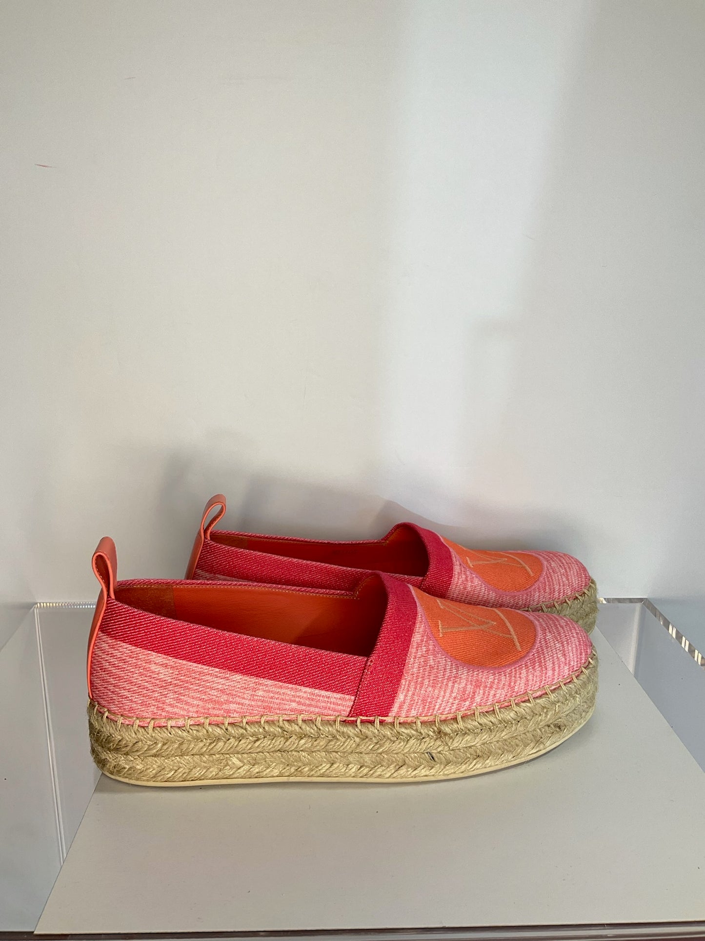 LV Pink/Orange Espadrilles 40