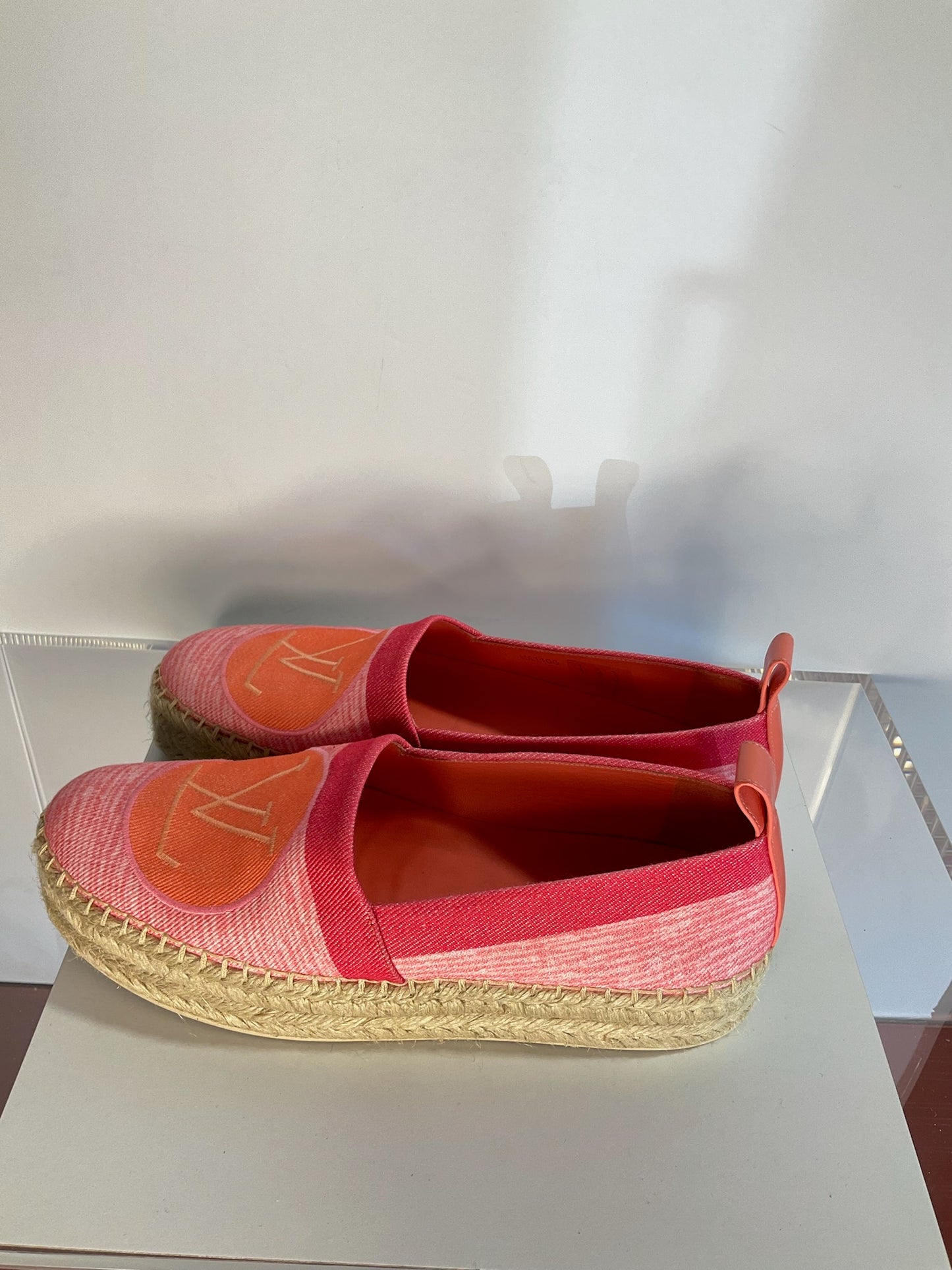 LV Pink/Orange Espadrilles 40