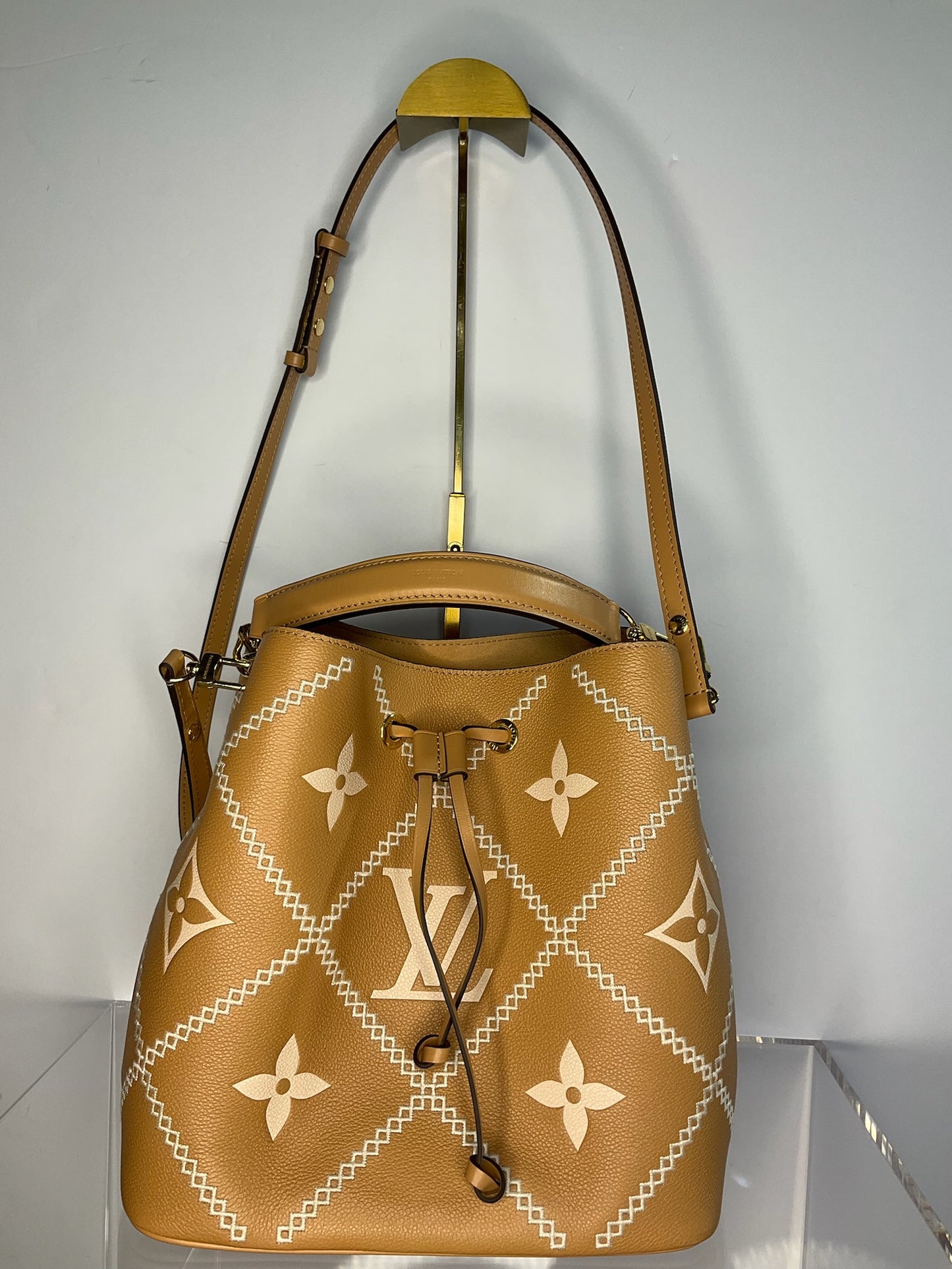 LV Monogram Camel canvas bag