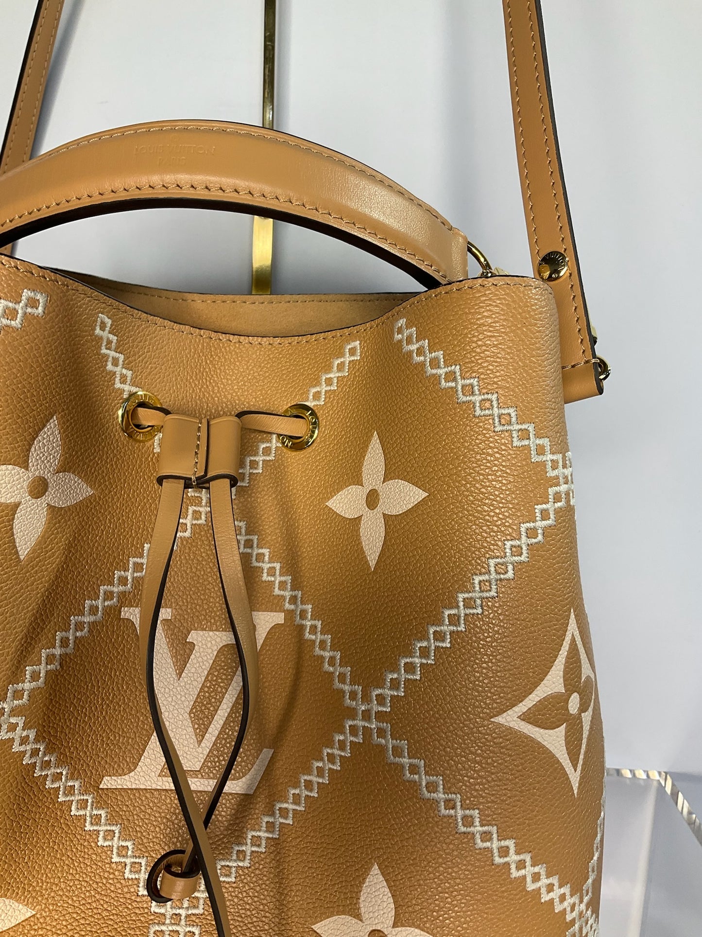 LV Monogram Camel canvas bag