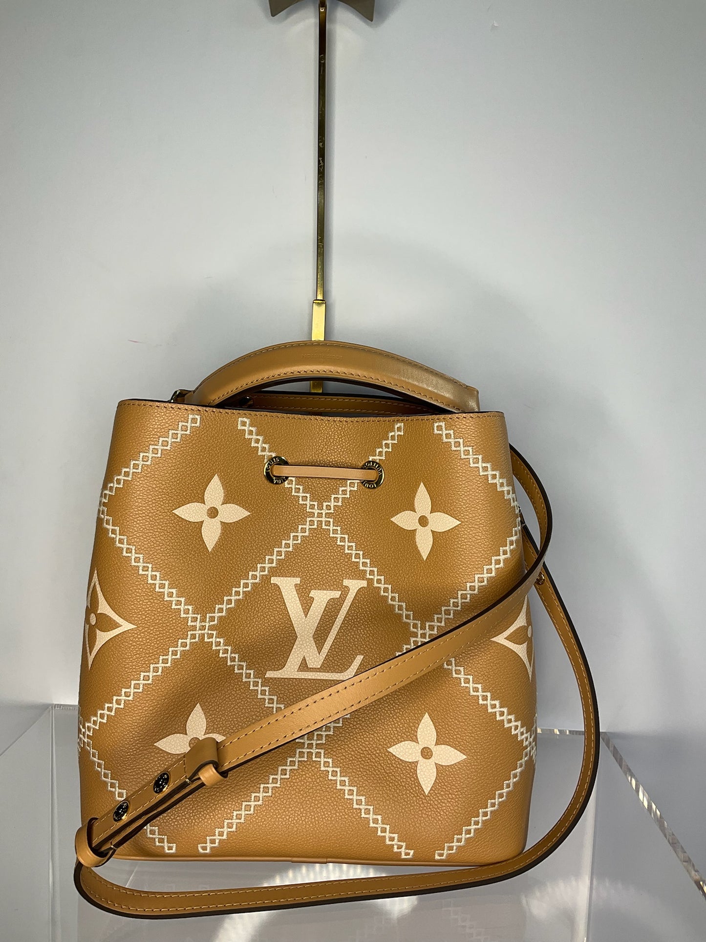 LV Monogram Camel canvas bag