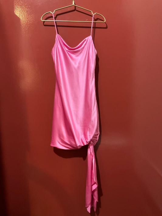 Cinq a Sept Silk Mini  Pink Dress 4