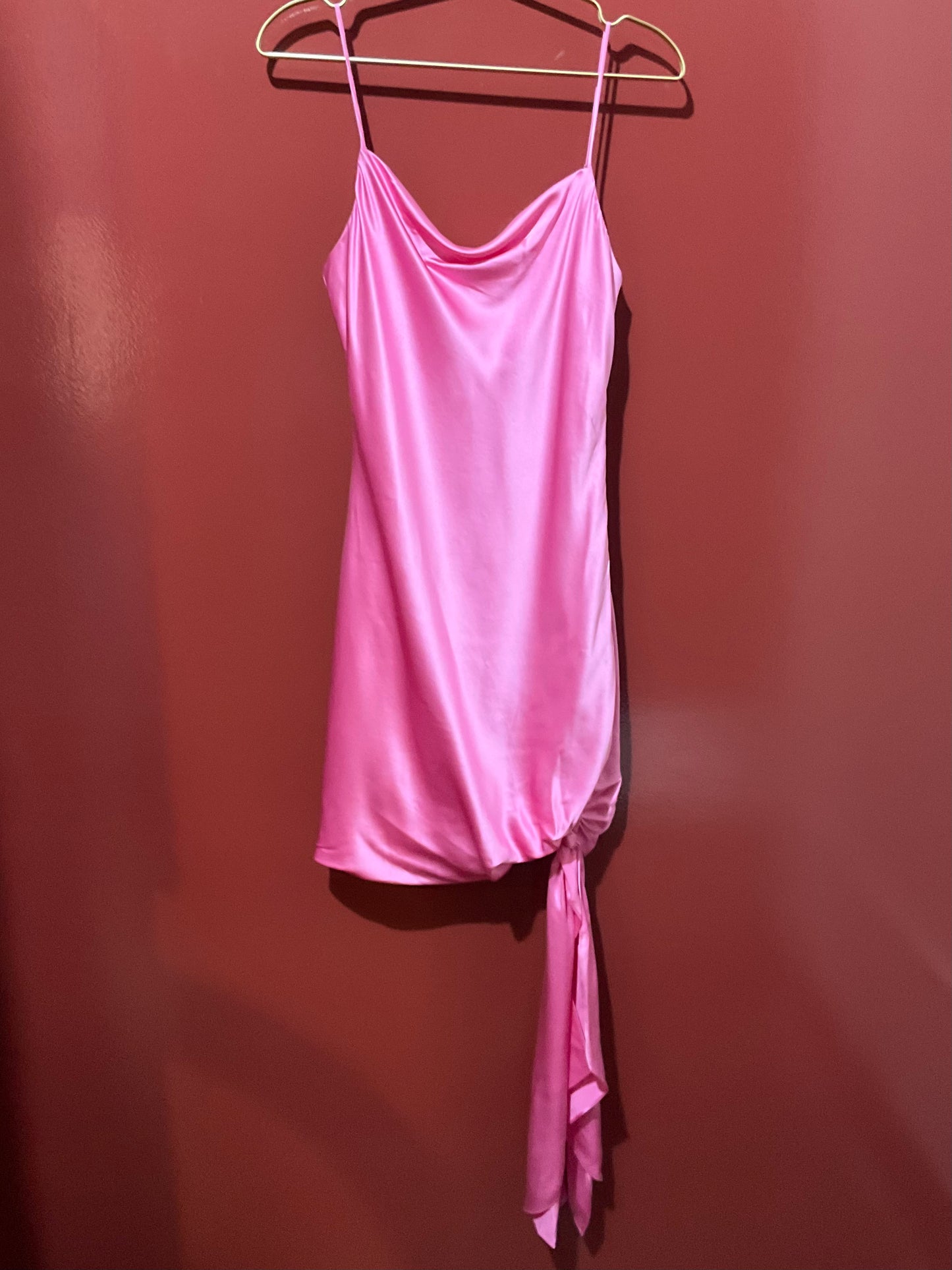 Cinq a Sept Silk Mini  Pink Dress 4