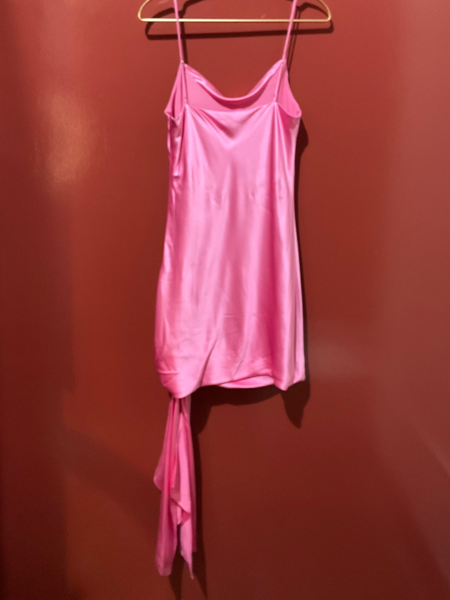 Cinq a Sept Silk Mini  Pink Dress 4