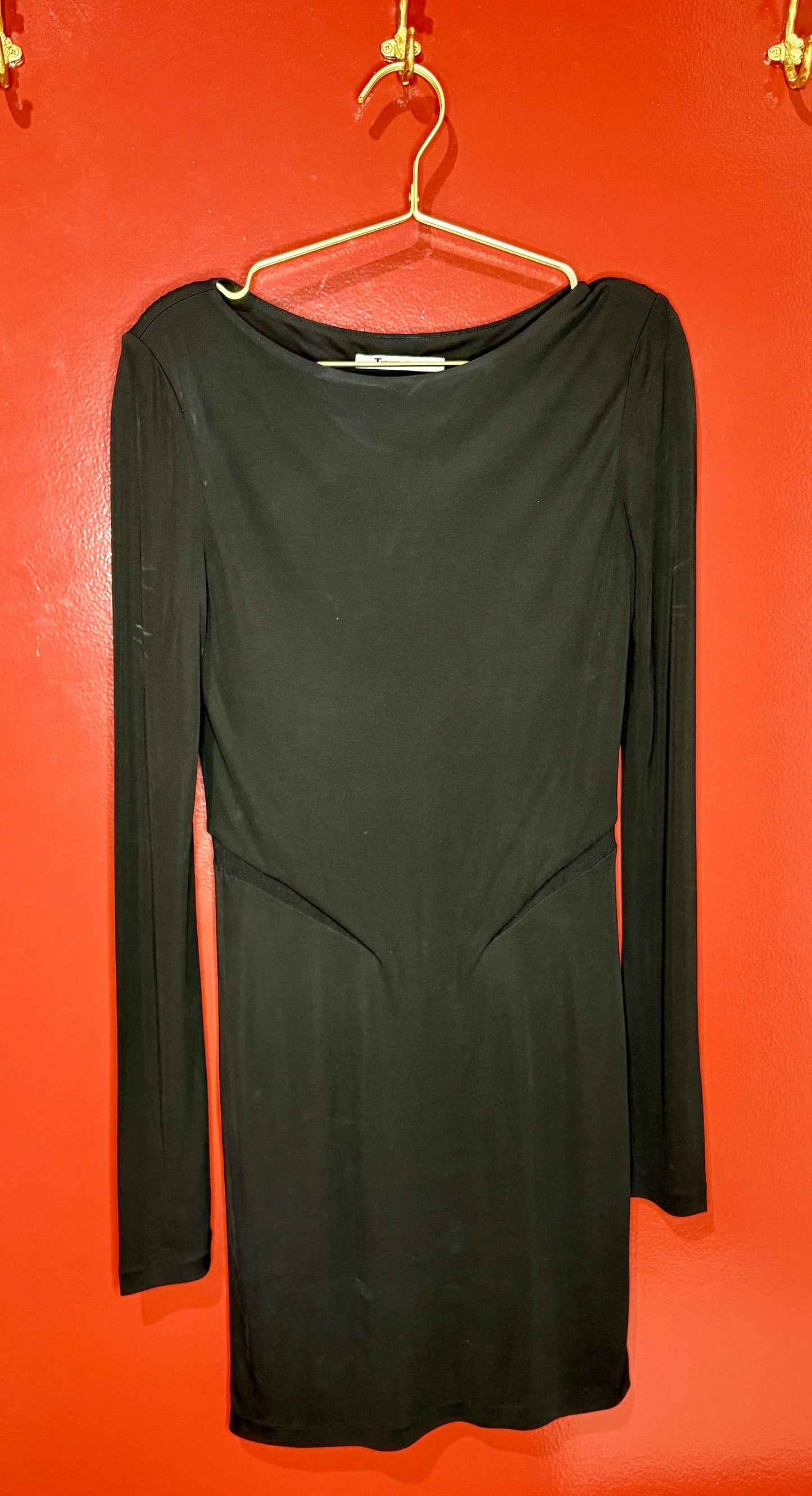 T Alexander Wang Black Long Sleeve Dress M
