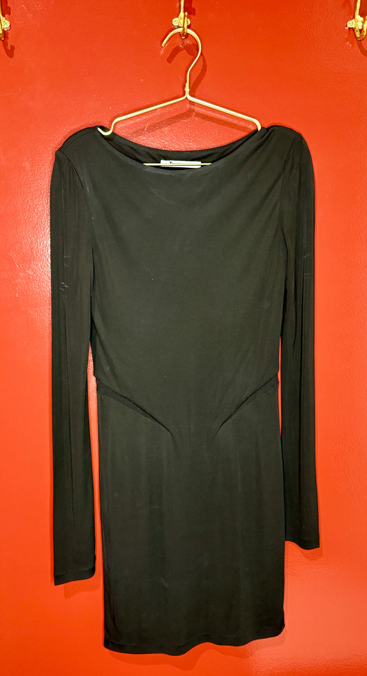 T Alexander Wang Black Long Sleeve Dress M