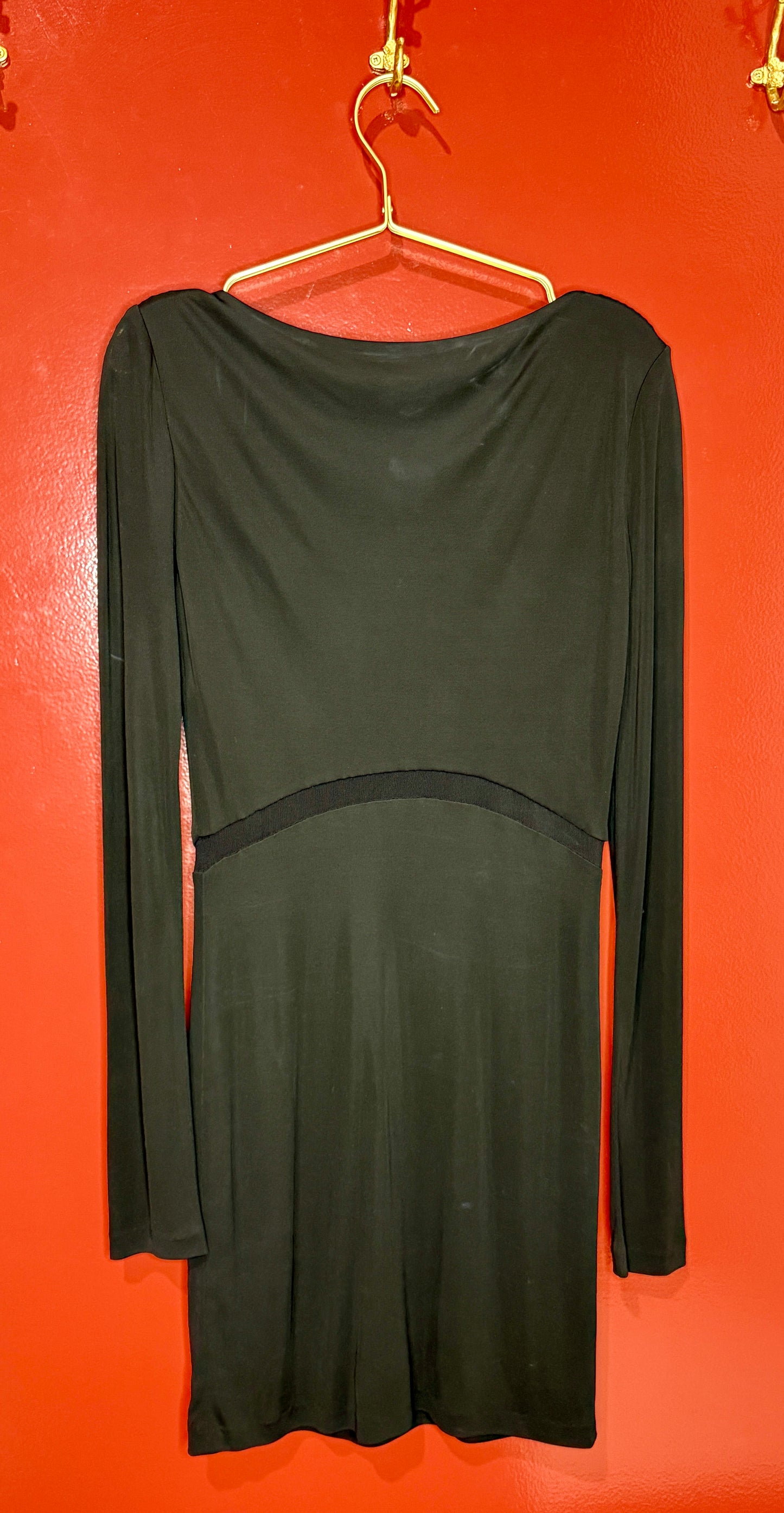 T Alexander Wang Black Long Sleeve Dress M