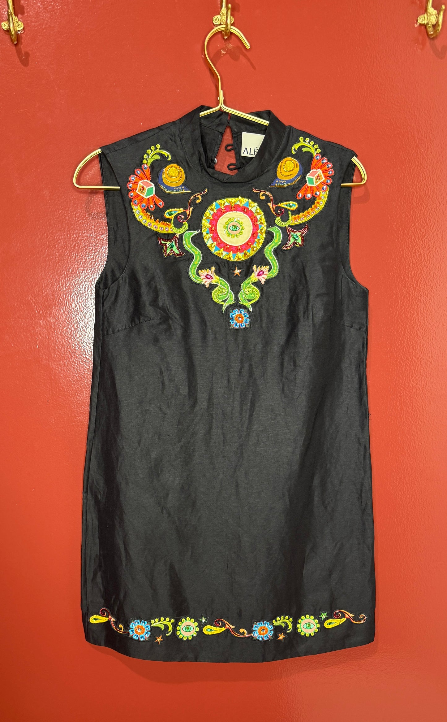 Alemais Mini Black Dress 0