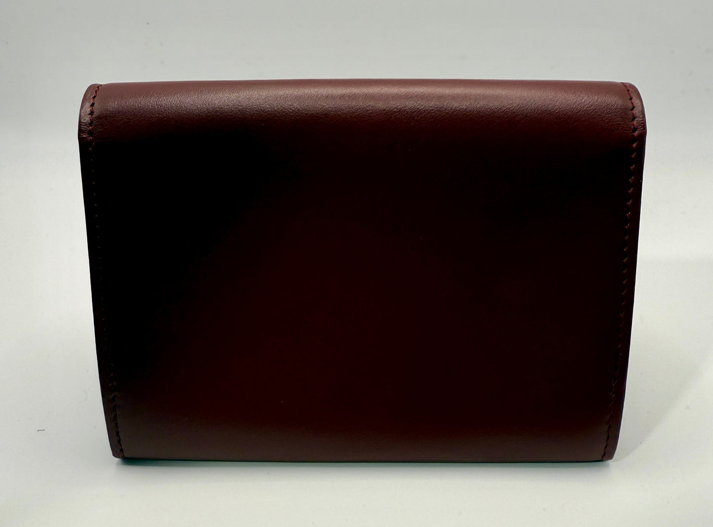 Cartier Burgundy Calfskin Card Holder