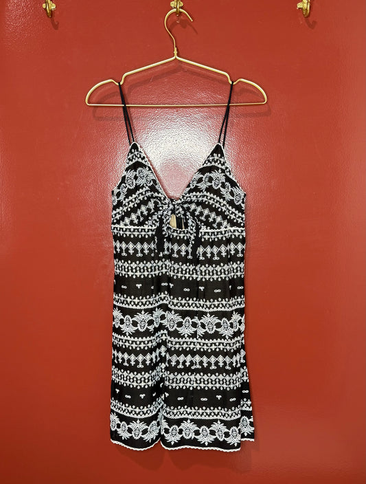 Alice + Olivia Black/White Dress 8