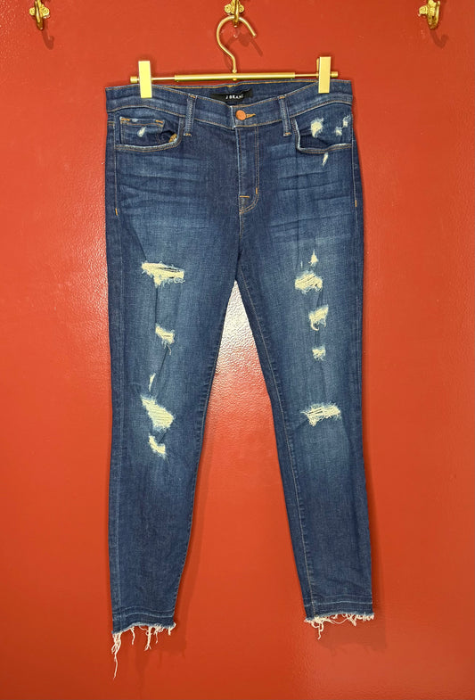 J Brand Cropped Denim Jeans 29