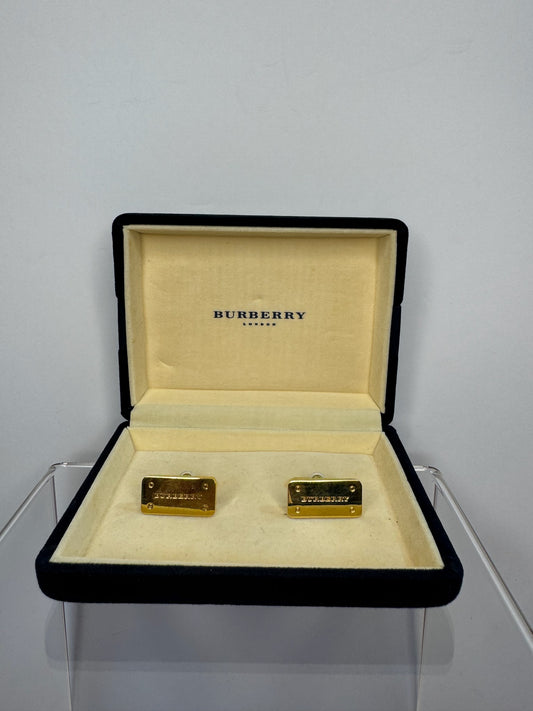 Burberry Gold Cufflinks