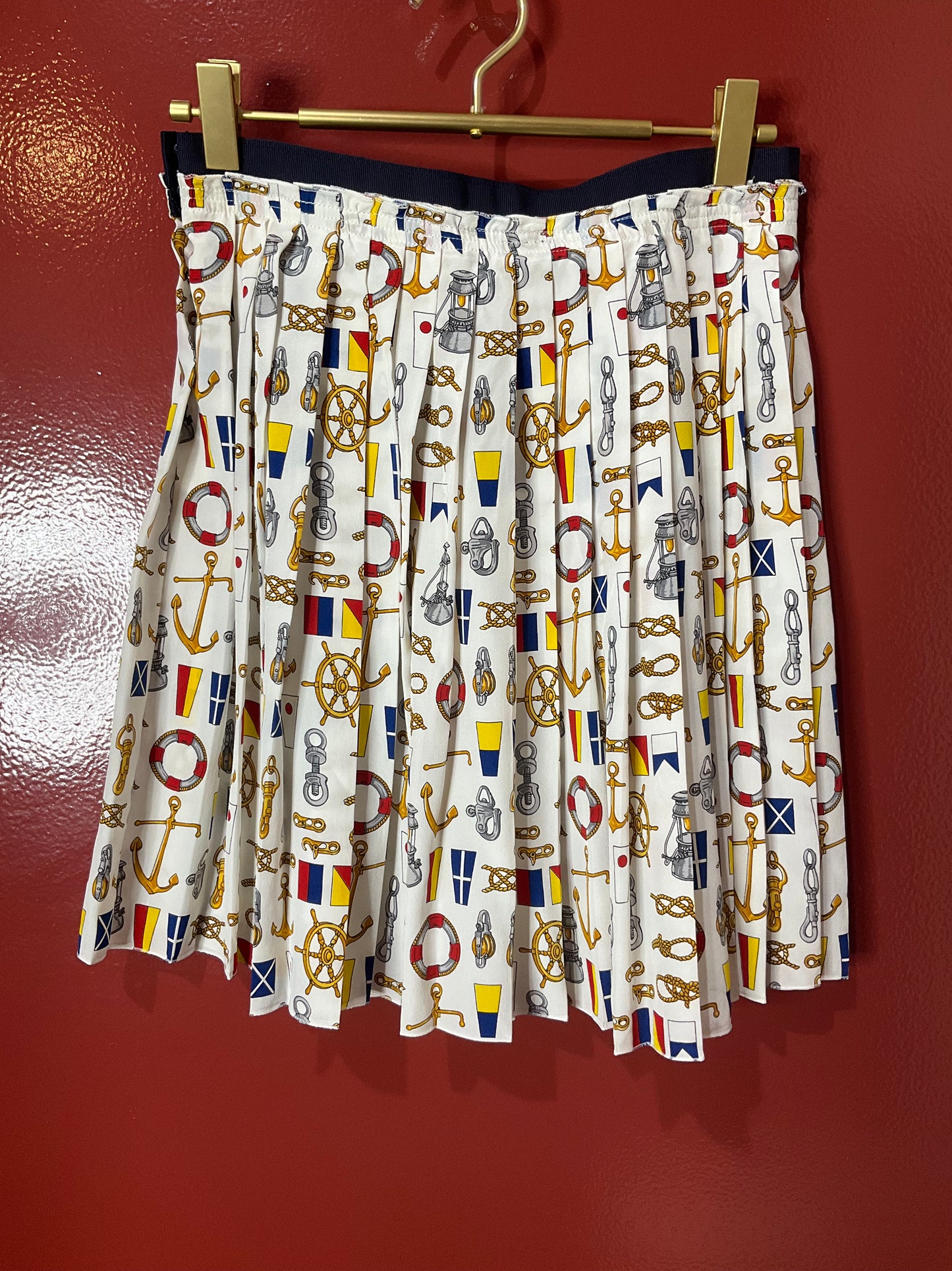 Dolce & Gabbana Nautical Print Skirt 40