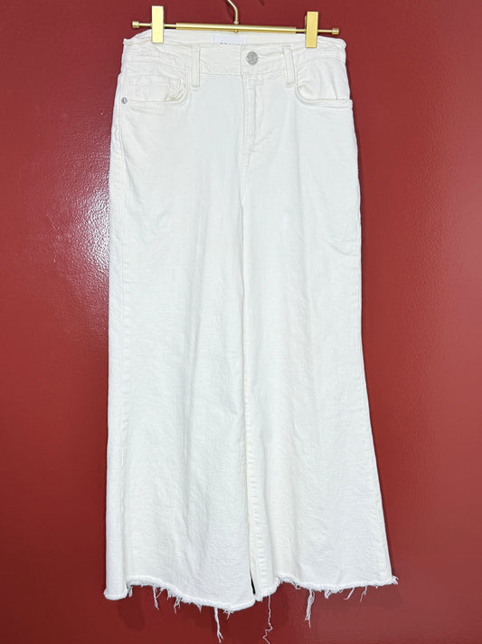Frame White Crop Jean 26