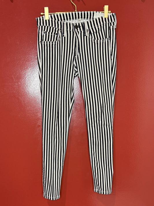 Rag & Bone Striped Capris 27
