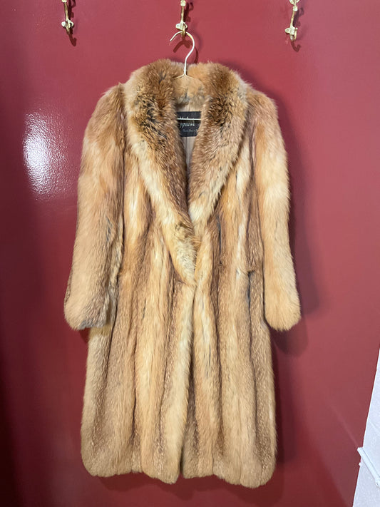 Koslow's Full Length Red Fox Fur S $1297