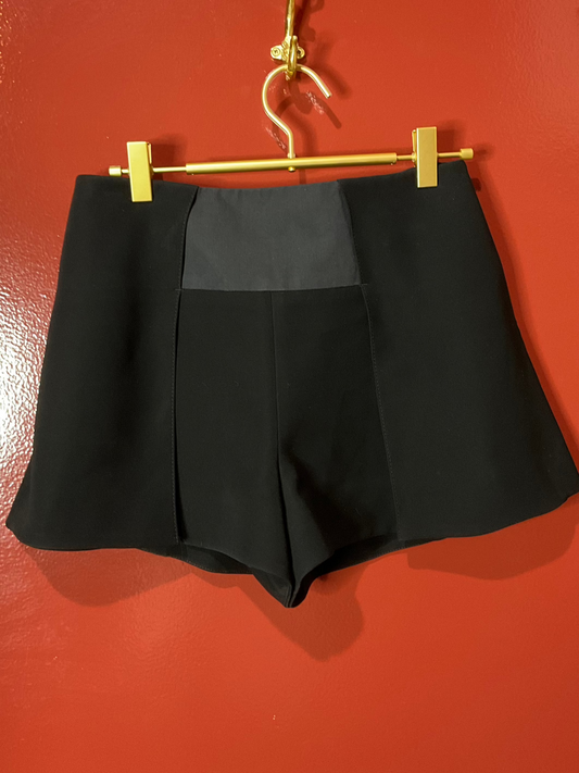 Balenciaga Paris Black Shorts 36