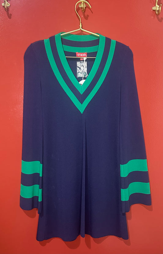 Staud Green/Blue Dress S