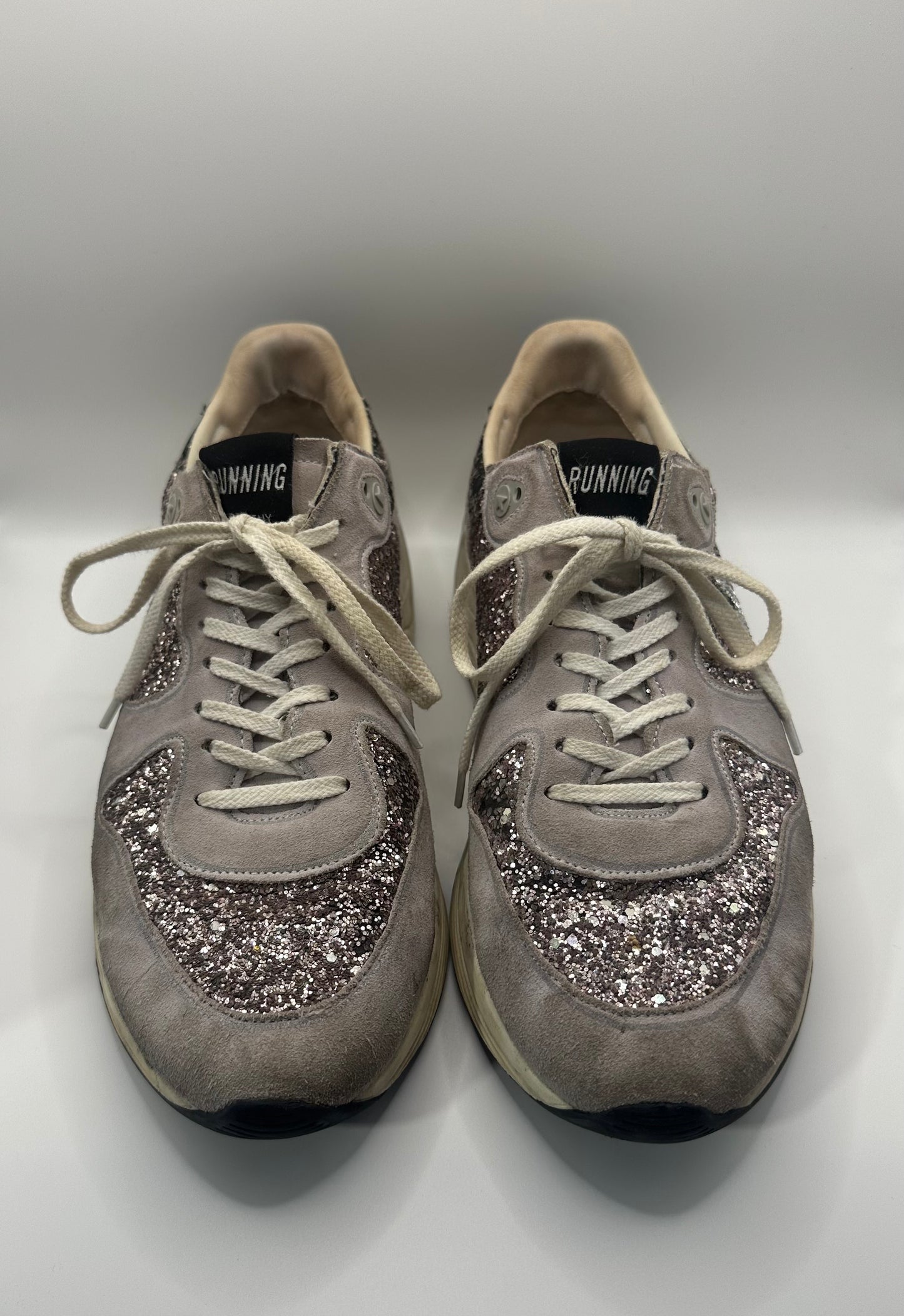 Golden Goose Suede & Glitter Shoes 40