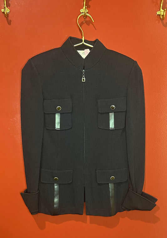 St. John Black Jacket 6
