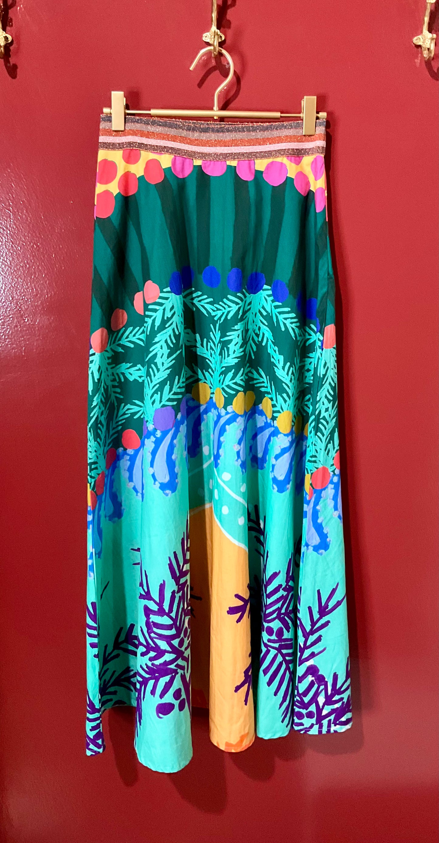 Oliphant Multicolor Maxi Skirt XS