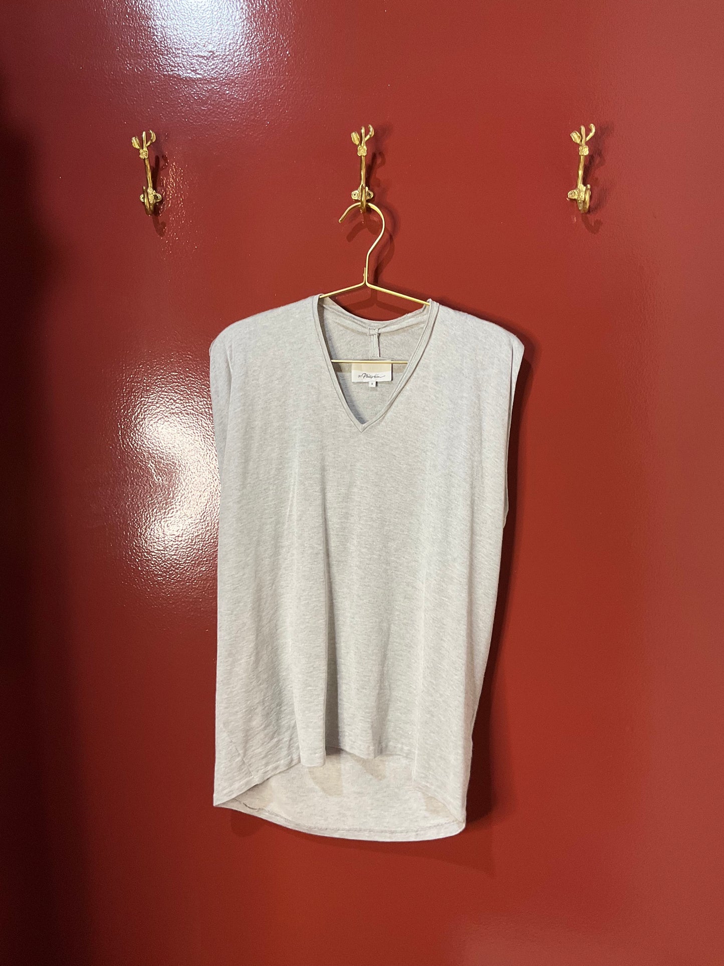 3.1 Phillip Lim Grey Cotton Tank S