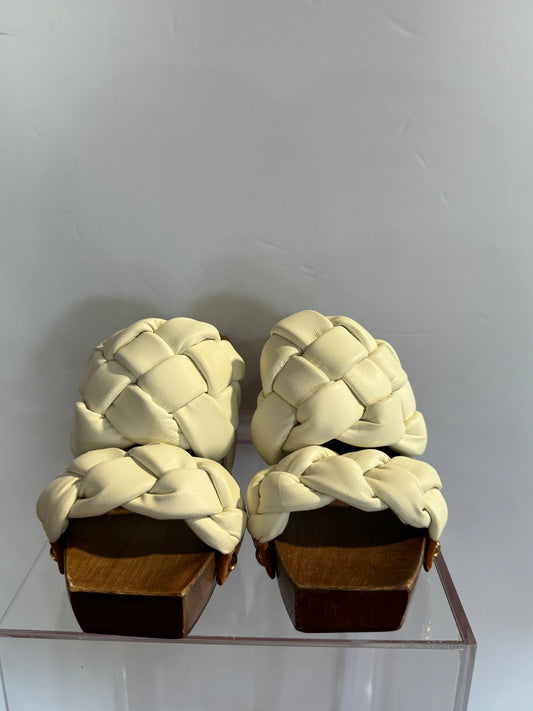 Zimmerman Leather Braided Clogs 37