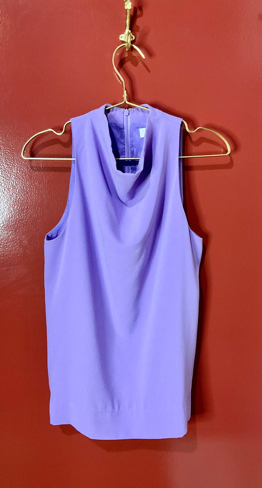 Nomia High Neck Purple Top