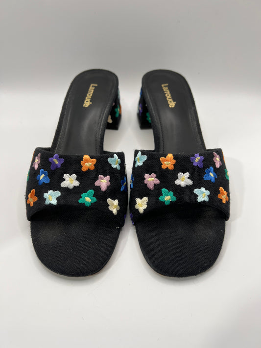Larroude Flower Heels 6.5