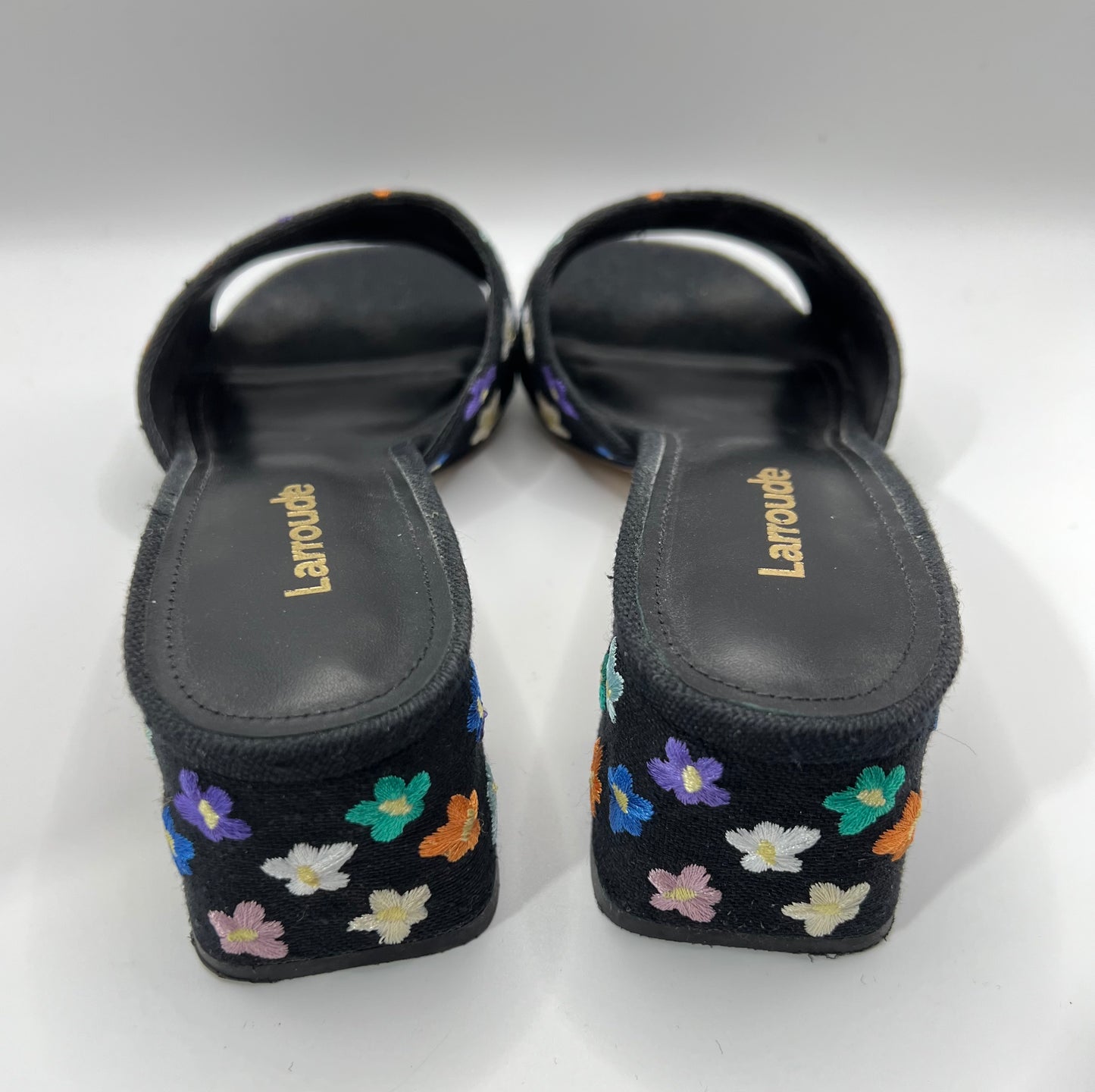 Larroude Flower Heels 6.5