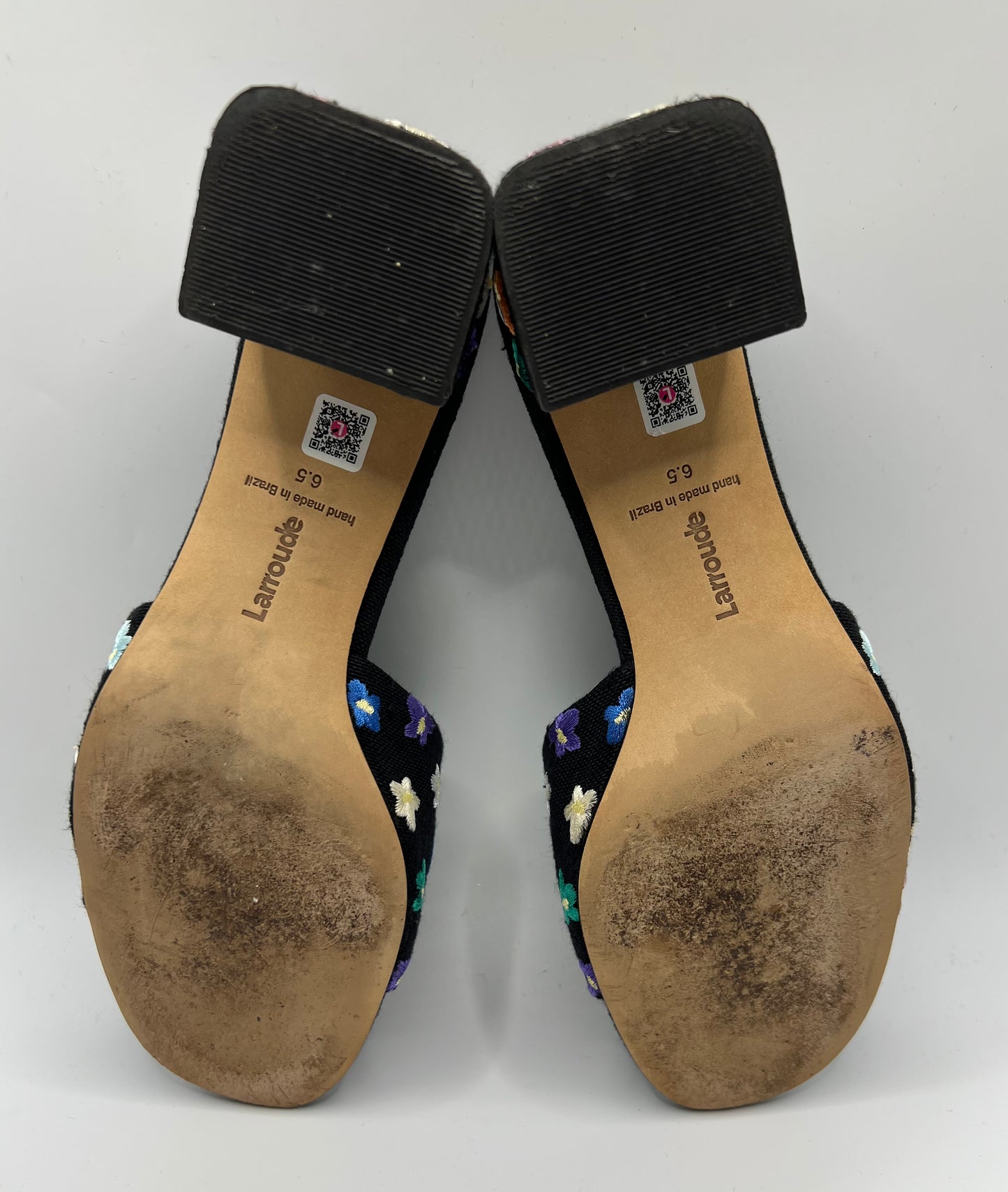 Larroude Flower Heels 6.5