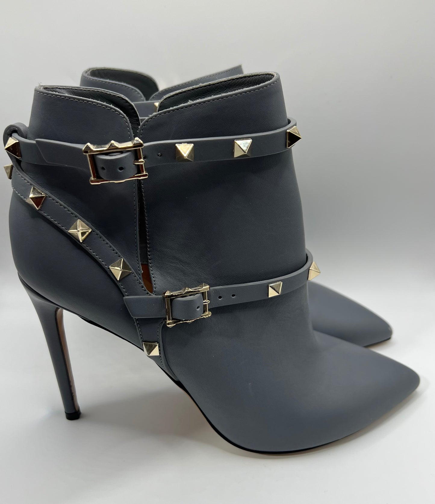 Valentino Blue/Grey Ankle Boots 40