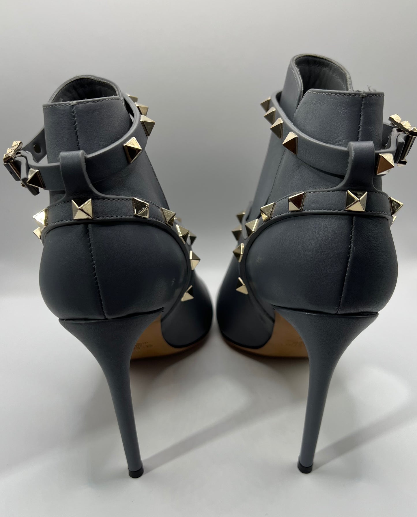 Valentino Blue/Grey Ankle Boots 40